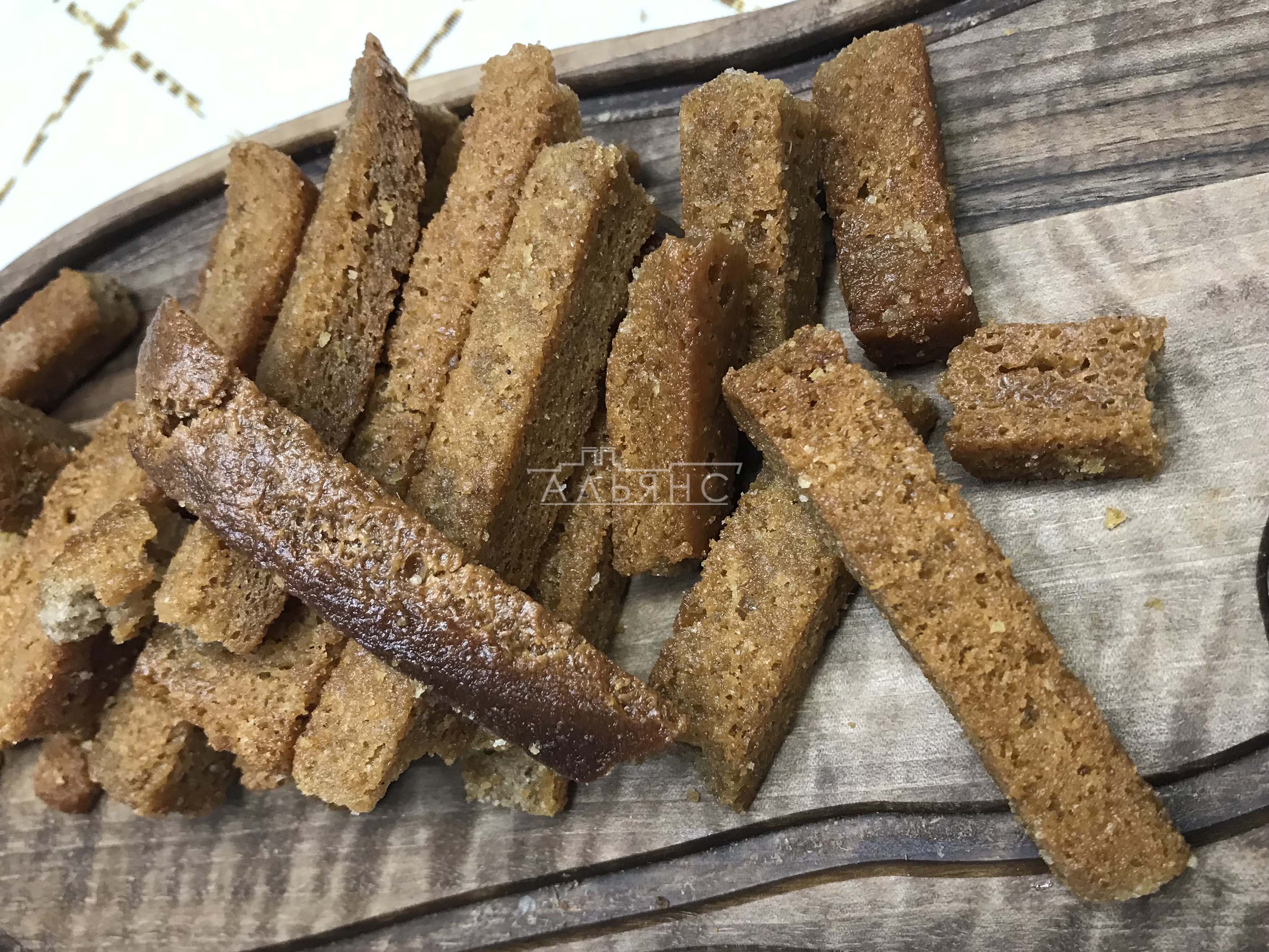 Деревенские гренки с чесноком в Чите