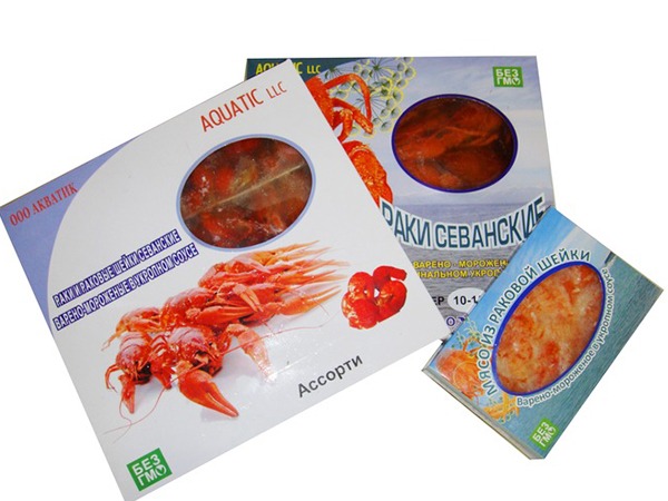 Раки в ассортименте в Чите