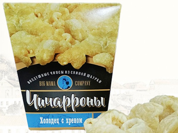 Чичарроны со вкусом холодца и хрена в Чите