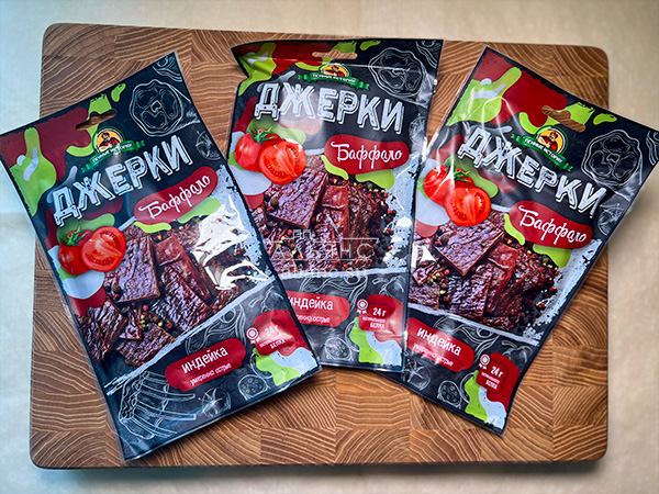 Джерки из индейки "Баффало" 45 гр. в Чите