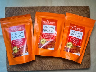 Мясо (АЛЬЯНС) вяленое индейка 500гр 