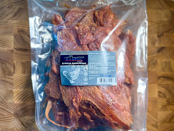 Мясо (АЛЬЯНС) вяленое курица 500гр "С халапеньо" в Чите