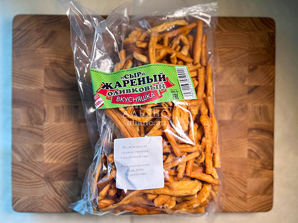 Жареный сыр "ВКУСНЯШКА" (Оливковый) 500гр. в Чите
