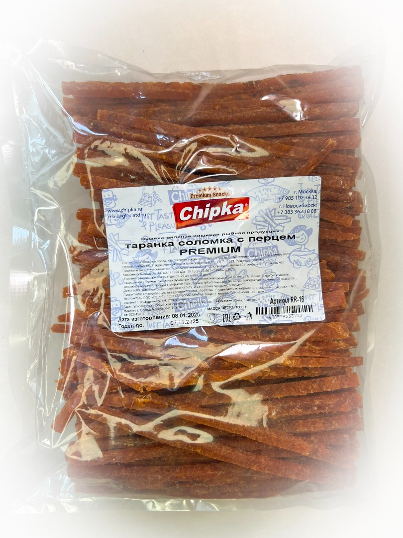 Таранка с перцем (соломка) (Chipka ПРЕМИУМ) в Чите