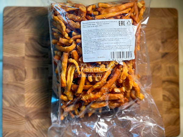 Нитка ЖАРЕНАЯ  Oktobersnack1 кг (сырный продукт) в Чите