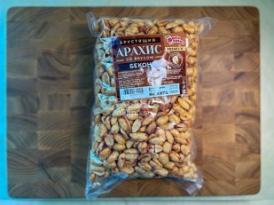 Багет пшеничный карамелизированый лук: БОБАРАХИС Арахис премиум со вкусом бекон 1кг