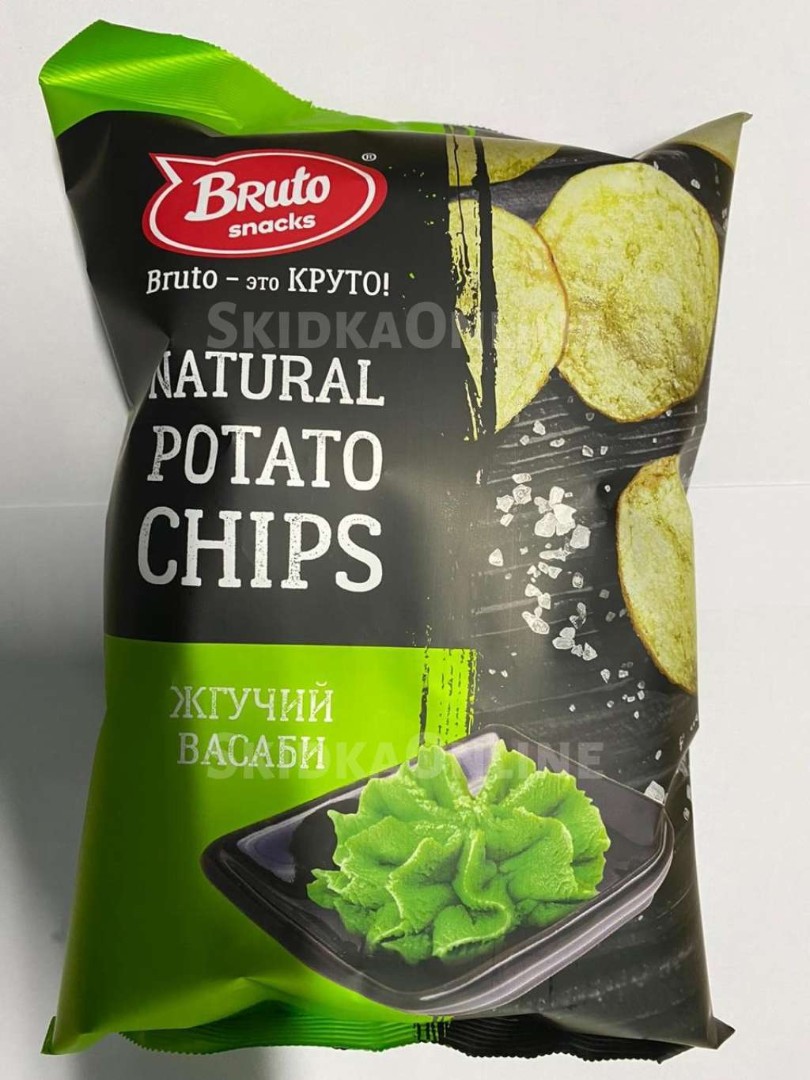 Картофель «Бруто» со вкусом васаби 130 гр. в Чите